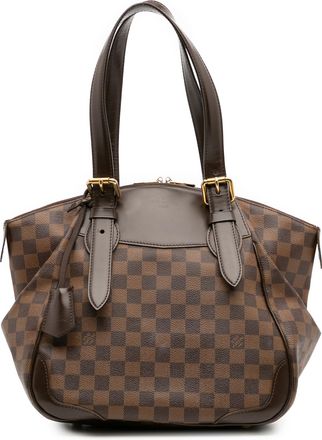Louis Vuitton Lockett Handtas Geruit Canvas