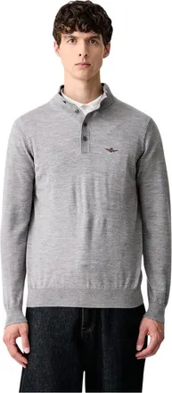 Aeronautica Uomo, Maglie, Grigio, 2Xl, new