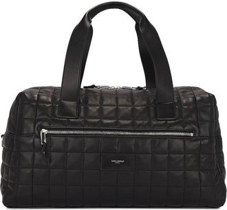 Saint Laurent Nuxx L Padded Leather Duffle Bag
