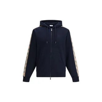 Burberry Blue Cotton Mens Sweatshirt