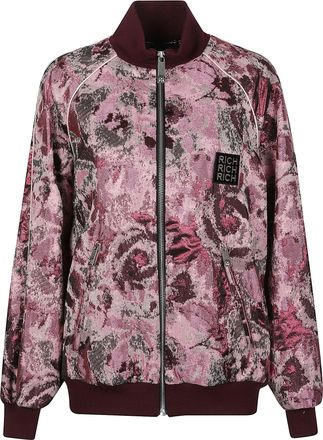 John Richmond Myrion Floral Zip-Up Track Jacket