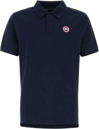 Canada Goose Tops, Heren, Blauw, S, Katoen, Polo Shirt