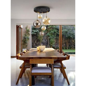 Schuller Schuller - Lampara De Techo Dark 5l Negro-laton