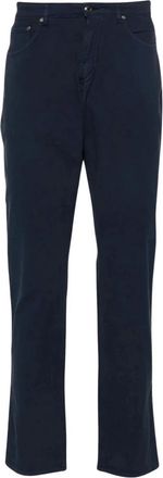 Hackett Chino Slim-Fit a Vita Media - - Trousers - Uomo - Blu - W38