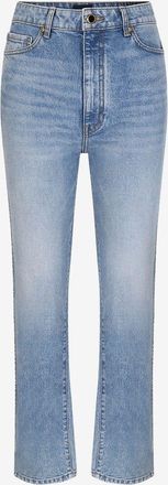 Khaite Verk&uuml;rzte gerade Jeans mit hohem Bund The Abigail Straight