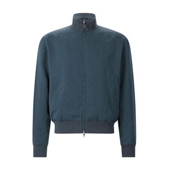 Casablanca Zip-Through Sweatvest - Heren - Sweatshirts & Hoodies - Blauw - Maat: 2XL Viscose