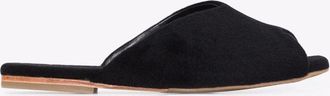 Deiji Studios The Wool Slide Slippers - Womens - Wool/Leather/Rubber