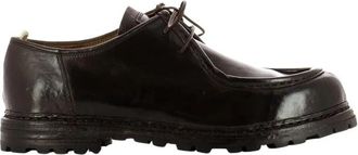 Officine Creative Volcov 009 Veterschoen - Heren - Veterschoenen - Bruin - 44 EU - Leer - Schoenen