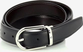 Montblanc Wendbarer Lederg&uuml;rtel in Braun und Schwarz