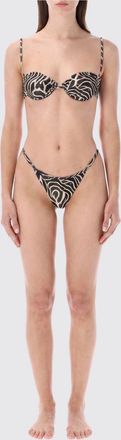 Matine&eacute; Bikini zebrato a triangolo con ferretto e slip brasiliana