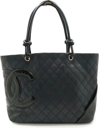 Chanel Black Pink Shoulder Bag Tote Bag (Pre-Owned)