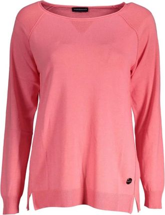 North Sails Ronde hals katoenen sweater - Dames - Ronde hals truien - Roze - XS - Katoen - Truien & Vesten