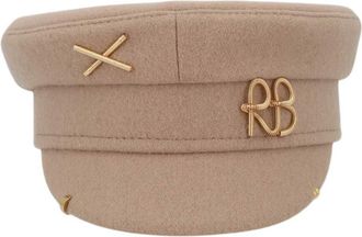 Ruslan Baginskiy Brown Solid Bakerboy Hat