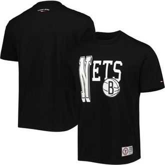 Tommy Jeans Mens Tommy Jeans Black Brooklyn Nets Mel Varsity T-Shirt at Nordstrom, Size Xx-Large