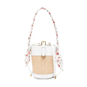 Dolce & Gabbana Bucket Bags, female, Beige, Size: ONE SIZE Capri Bucket Bag