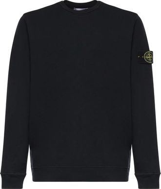 Stone Island Sweatshirts, male, Blue, Size: 2XL Crew Neck Sweatshirt
