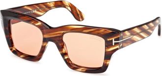 Tom Ford Heren, Accessoires, Bruin, Maat: 50 MM