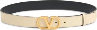 Valentino Garavani Cintura VLogo Signature 30mm - Toni neutri