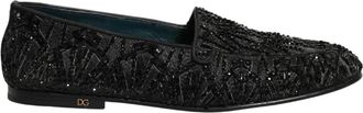 Dolce & Gabbana Loafers Geklede Schoenen - Heren - Loafers - Zwart - 43 EU - Leer - Schoenen