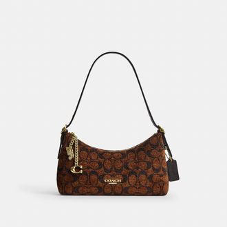 Coach Emeilia Shoulder Bag In Signature Chenille