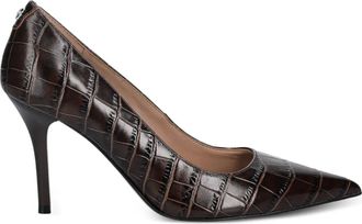 Guess Co Pumps con effetto coccodrillo - Marrone