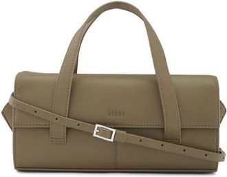 Behno Mini Michelle Nappa Leather Crossbody Bag in Wood at Nordstrom