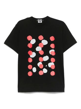Comme Des Gar&ccedil;ons polka-dot print T-shirt