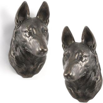 OEM Pastor Belga Malinois: Estatuilla De Perro, Busto Colgante, Decoraci&oacute;n &Uacute;nica Para Un Amante De Los Perros De Art-dog
