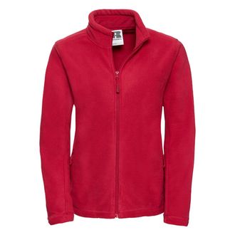 Russell Athletic Russell Dames/Dames Full Zip Outdoor Fleecejack (Klassiek rood)