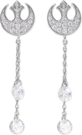 Girls Crew Star Wars Rebel Alliance Insignia Cubic Zirconia Drop Earrings in Silver at Nordstrom