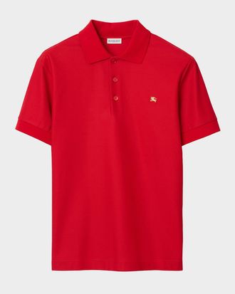Burberry Mens Cotton Pique Year of the Horse Polo Shirt
