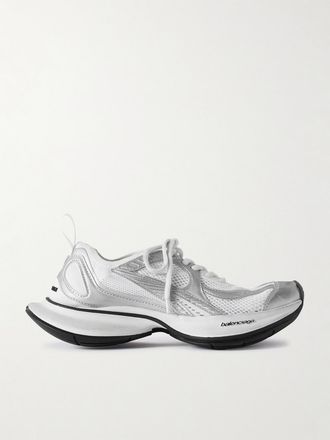 Balenciaga Sneakers In Mesh E Gomma Circuit - Bianco