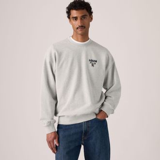 Levi's Sunset Crew Sweatshirt - Mens - XL - Grey