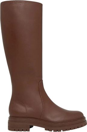 Gianvito Rossi High Boots, female, Brown, Size: 11 US 20mm Tall Moto Boot
