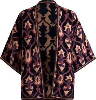 Etro Giacca Kesa con effetto jacquard - Nero