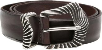 Orciani Accessoires, Dames, Bruin, 85 CM, Leer, Bull Soft Belt