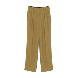 Forte_Forte Wide Trousers, female, Green, Size: S My Pants