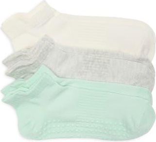 Yogalicious 3-Pack Pilates Socks in Mint Neutral Multi at Nordstrom Rack