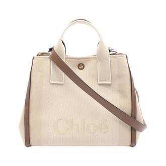 Chloé Pre-owned Tote Bags, female, Beige, Size: ONE SIZE Pre-owned Canvas Tote Bag