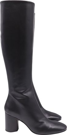 Aeyde Ariana Knee Boots in Black Leather