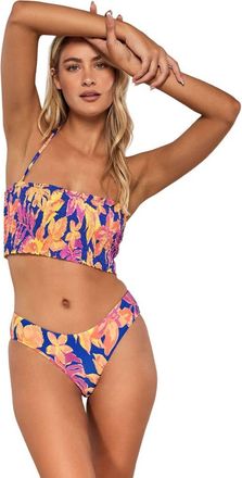Swim Systems Hazel Hipster Bikini Swim Bottoms in Royal Tropics at Nordstrom, Size X-Large