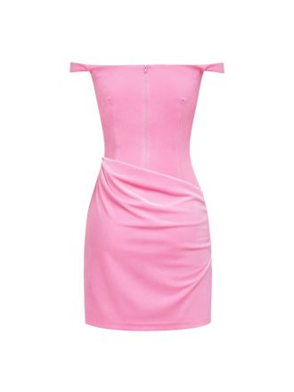Alex Perry Bardot Corset Mini Dress Mini Dress - Pink