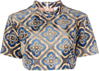 Etro Blouses - Dames - Blouses - Veelkleurig - 2XS - Katoen - Overhemden