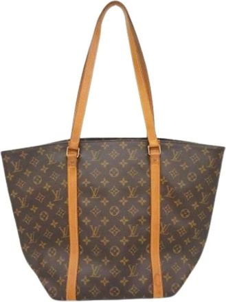 Louis Vuitton Pre-owned Tote Bags, female, Brown, Size: ONE SIZE Pre-owned Sac Shopping Tote Bag