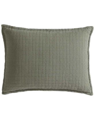 Calvin Klein Essential Garment Washed Cotton Jacquard Sham