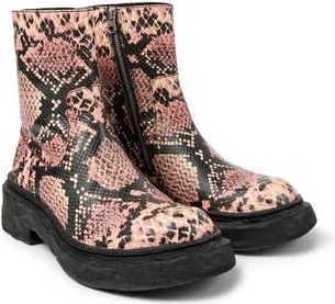 Camperlab Lab Vamonos Snakeskin Embossed Boot in Multi - Pink at Nordstrom Rack, Size 45