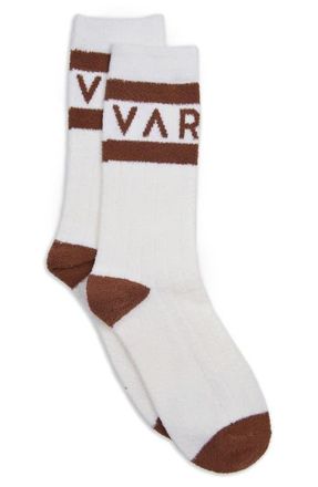 Varley Spencer Crew Socks in Egrettort at Nordstrom, Size Small