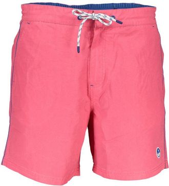 North Sails Mens Swim Trunks Contrast Trim - Light Pink - Size X-Large