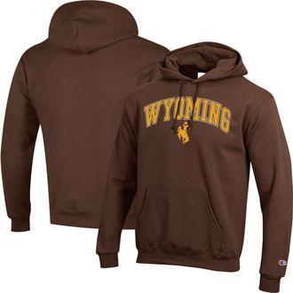 Champion Mens Champion Brown Wyoming Cowboys Arch Over Logo Pullover Hoodie at Nordstrom, Size X-Large