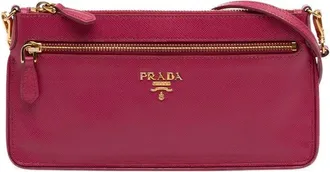 Prada Pre-owned Prada Saffiano Lux Top Zip Crossbody Ladies 33R0RL4919OKG3QT
